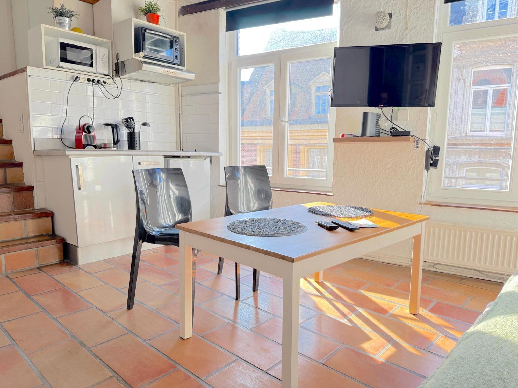 CHARME VIEUX LILLE Apartment 1 chambre 24H24H Access Extérieur photo